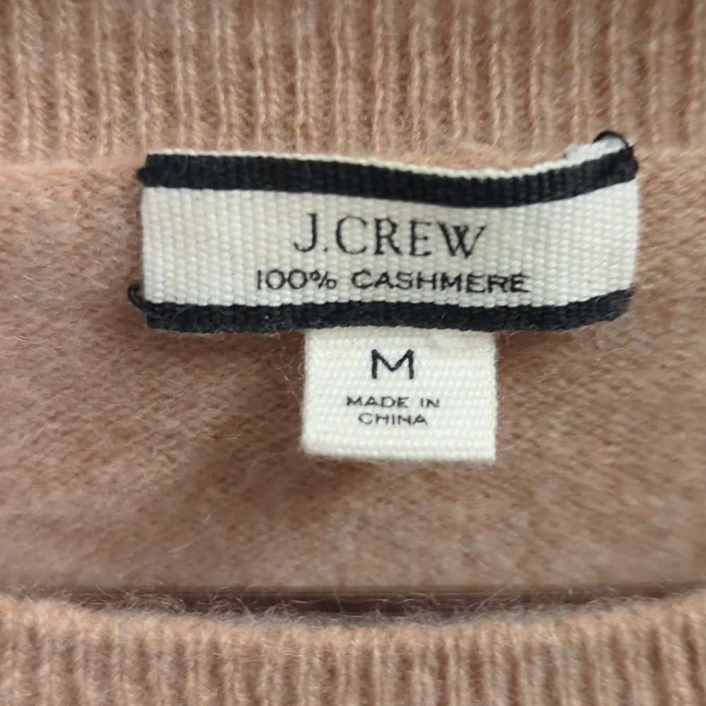 J. Crew Cashmere Camel Crewneck Sweater - Picture 4 of 4